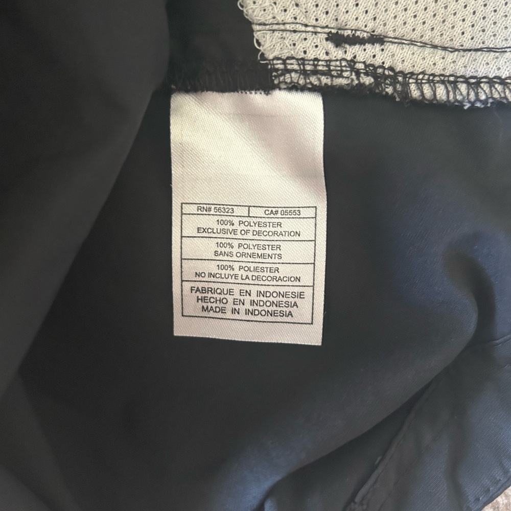 Nike men’s black lacrosse vented half zip pullover size large - Picture 10 of 10